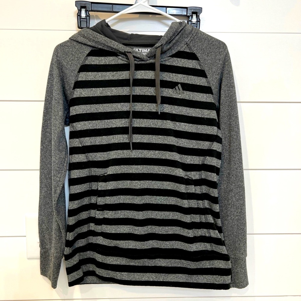 Women’s Adidas striped hoodie